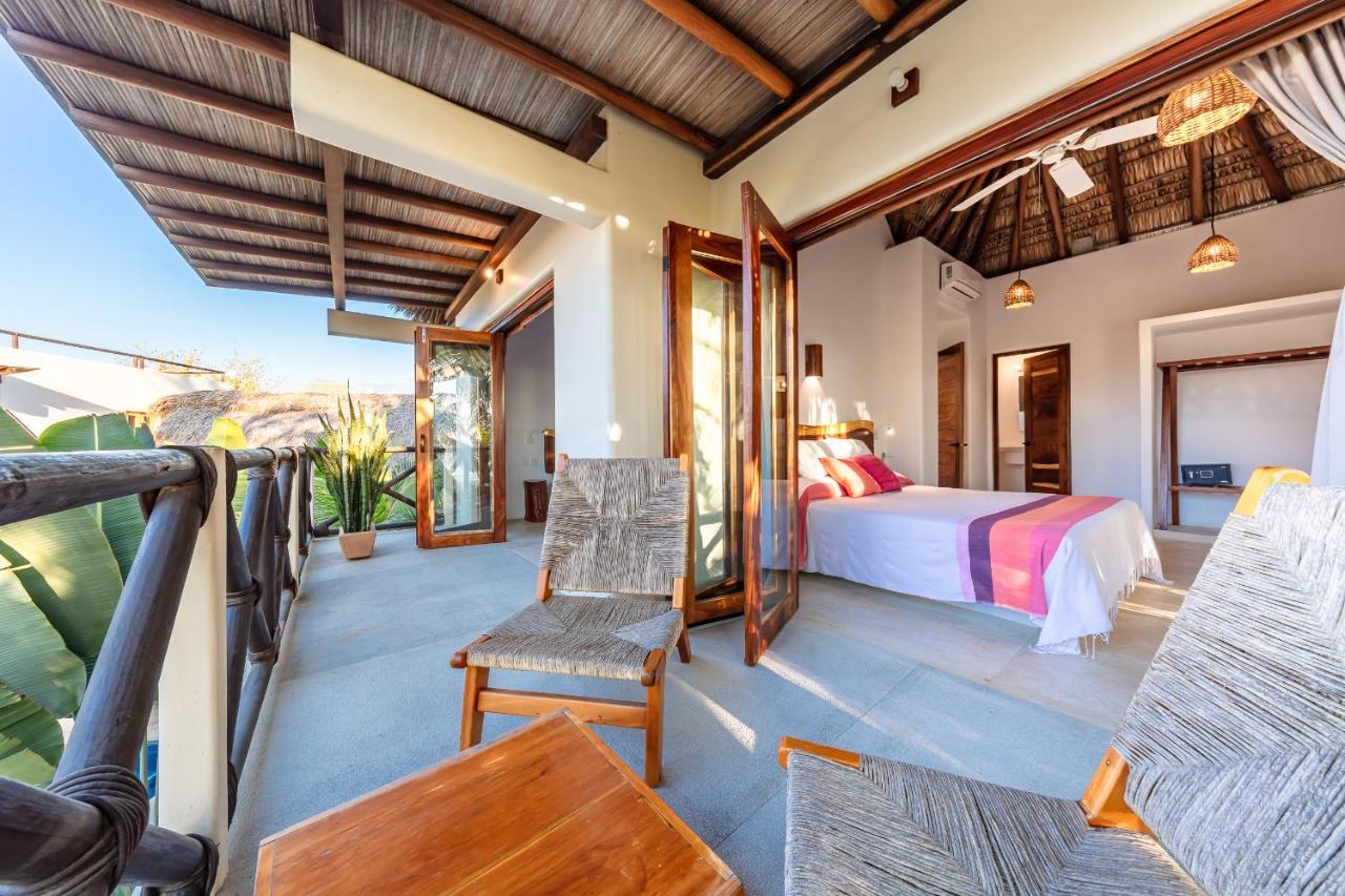 Hotel Casa Kuaa Brisas de Zicatela Esterno foto