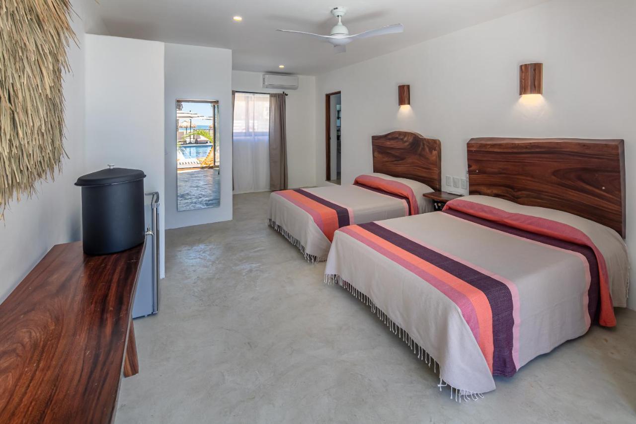Hotel Casa Kuaa Brisas de Zicatela Esterno foto